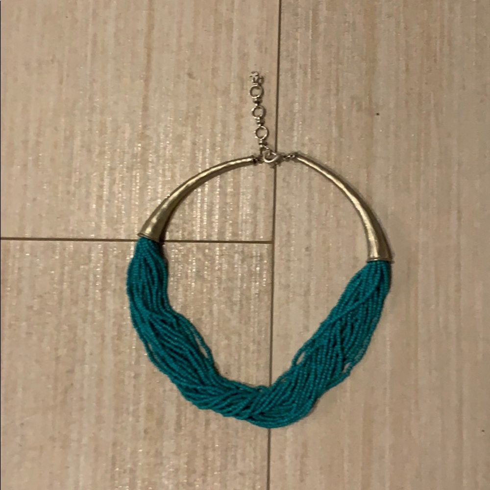 Lucky brand turquoise and silver necklace